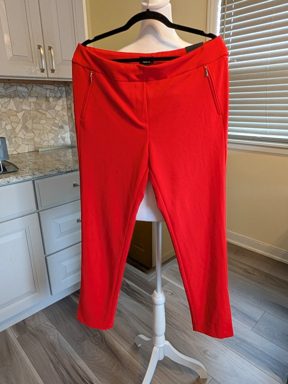 NWT Soho Ladies Orange Pants, Size Large, Polyester